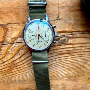 Pilot chronograph Seagull 1963 38mm